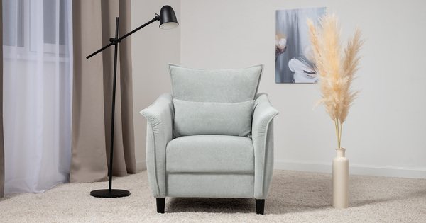 Кресло для отдыха Берта ТК 773 велюр Mirage mint мятный