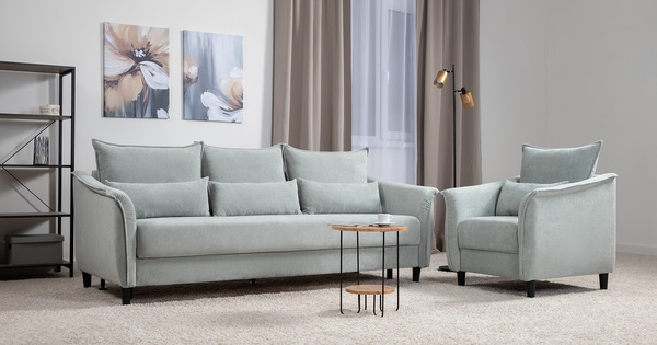 Кресло для отдыха Берта ТК 773 велюр Mirage mint мятный