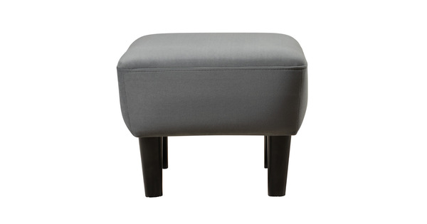 Пуф Дакота ТП 586 велюр Vendetta 11 графитовый серый