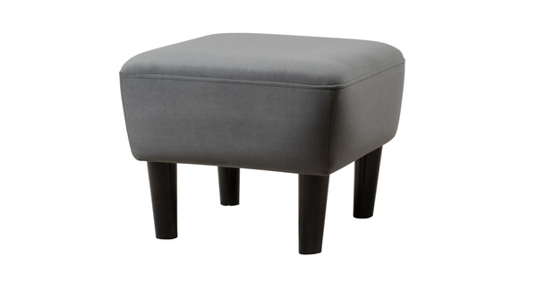 Пуф Дакота ТП 586 велюр Vendetta 11 графитовый серый