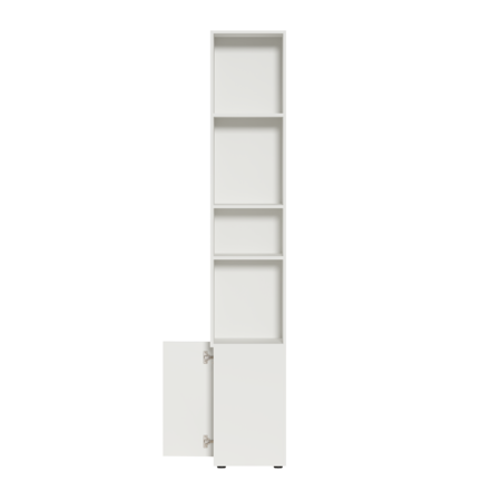 Гостиная Эйр композиция 1 белый PE шагрень, собирается на любую сторону