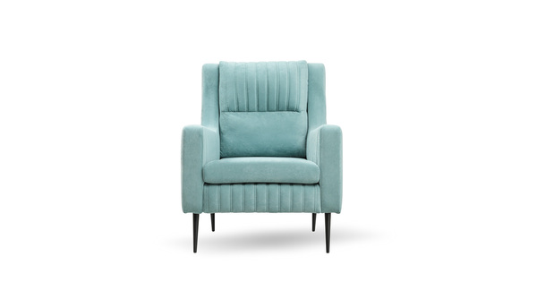 Кресло для отдыха Изабель ТК 736 велюр Романс минт ментоловый