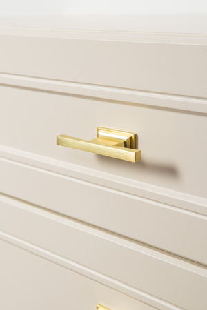 Комод Марион 16.256 Слоновая кость С341 PE, Слоновая кость 6898 ПВХ, Белый PE шагрень