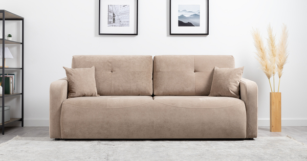 Диван-кровать прямой Марсель ТД 704 велюр Aura 04 мокко