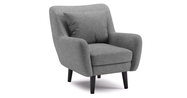 Кресло для отдыха Шон ТК 273 велюр Romeo 06 серый